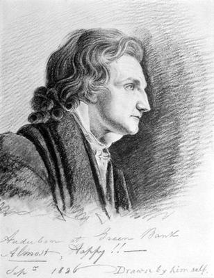Self Portrait, 1826 (pencil on paper) de John James Audubon