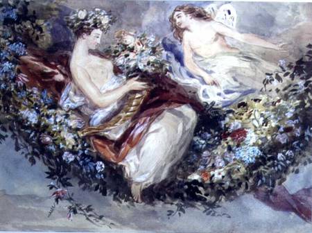 Flora and Zephyr de John James Chalon