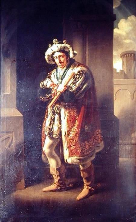 Edmund Kean (1787-1833) as Richard III de John James Halls