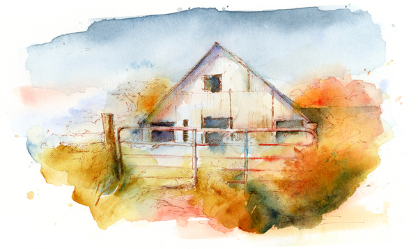 Barn in Pleasant Hill 2 de John Keeling