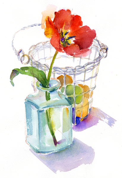 Tulip with Egg basket de John Keeling