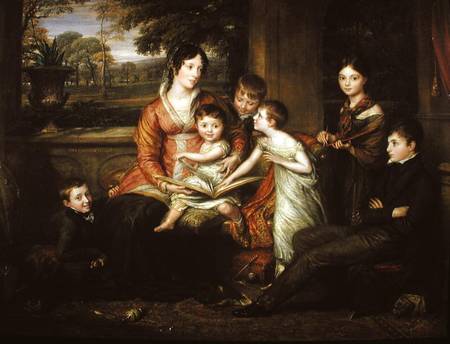 Lady Torrens and Her Family de John Linnell