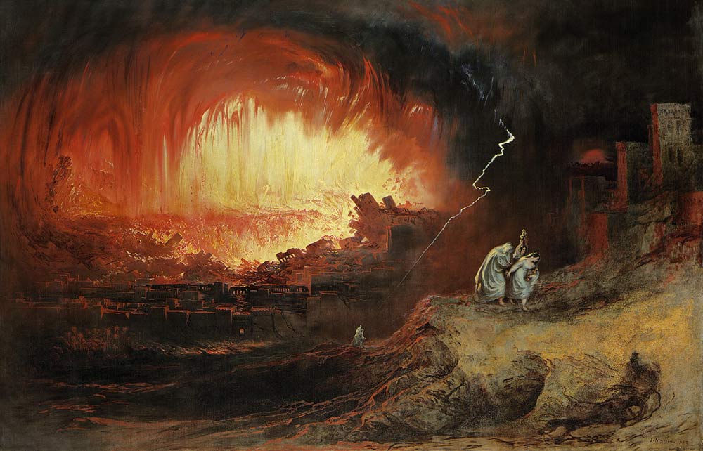 Die Zerstörung von Sodom und Gomorra de John Martin