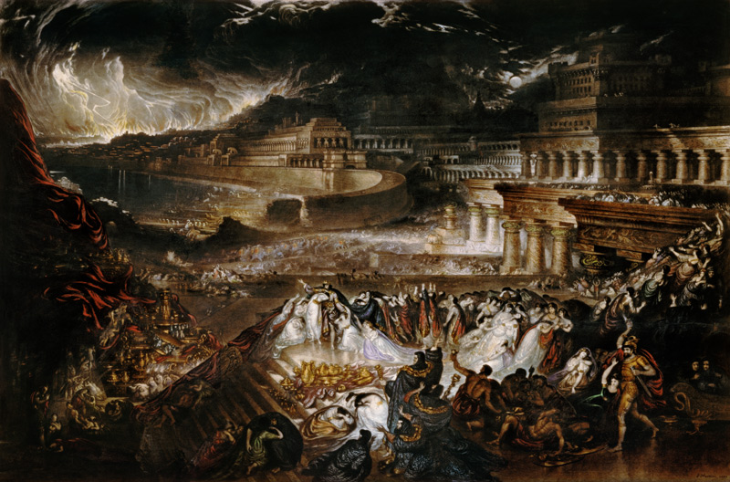 The Fall of Nineveh de John Martin