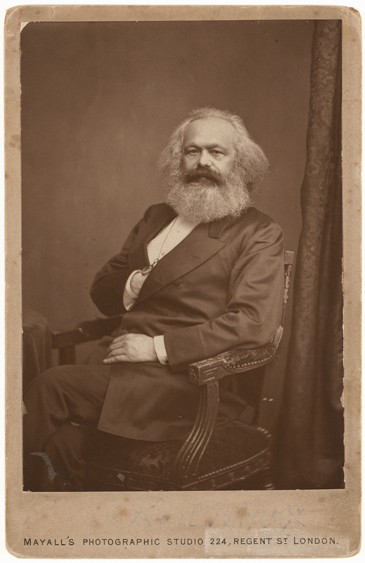 Portrait Karl Marx de John Mayall