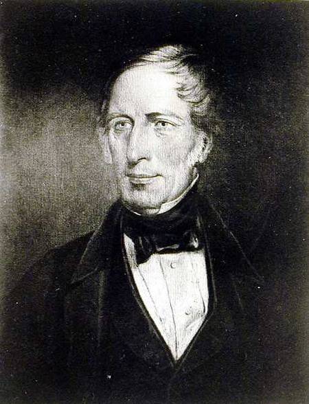 Portrait of Charles Sturt (1795-1869) at the age of 54 de John Michael Crossland