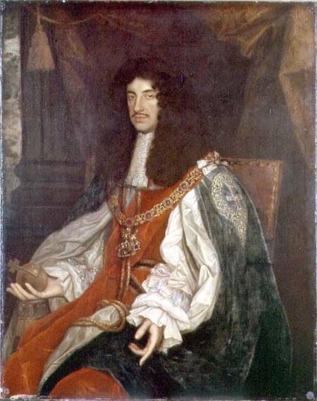 Portrait of Charles II (1630-85) de John Michael Wright