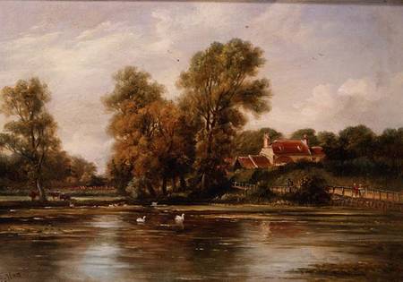 St. John's Abbey Mill Pond, Colchester de John Moore