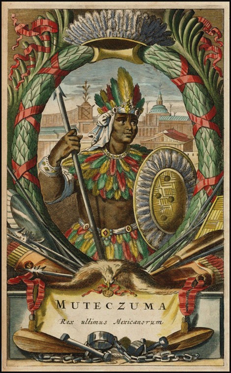 Muteczuma Rex ultimis Mexicanorum de John Ogilby