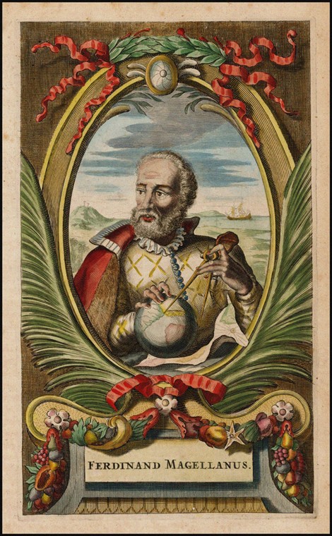 Portrait of Ferdinand Magellan de John Ogilby