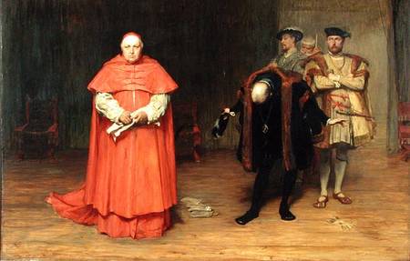 The Disgrace of Cardinal Wolsey (1475-1530) de John Pettie