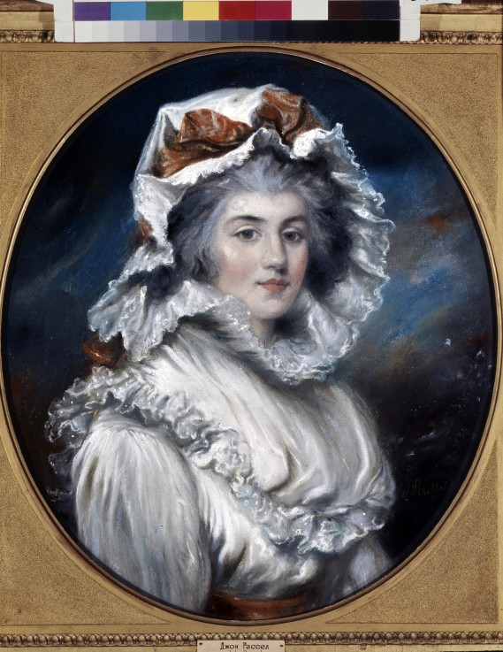 Portrait of a Girl in a Bonnet de John Russell