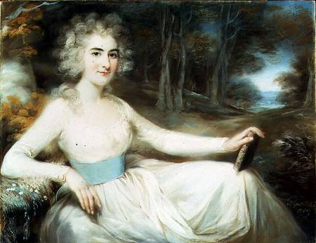 Portrait of Miss Harriet Read de John Russell