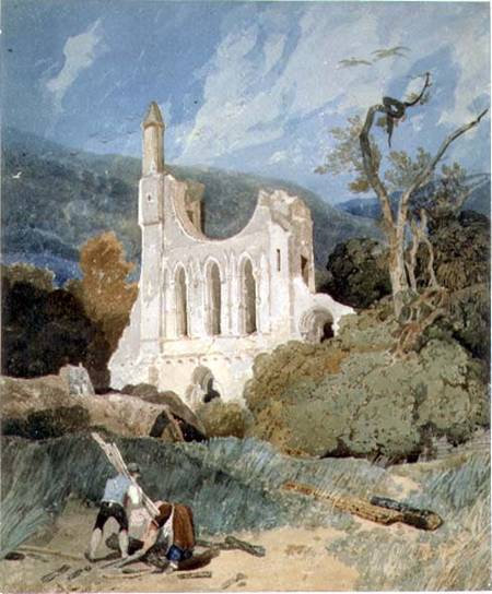 Byland Abbey, Yorkshire de John Sell Cotman