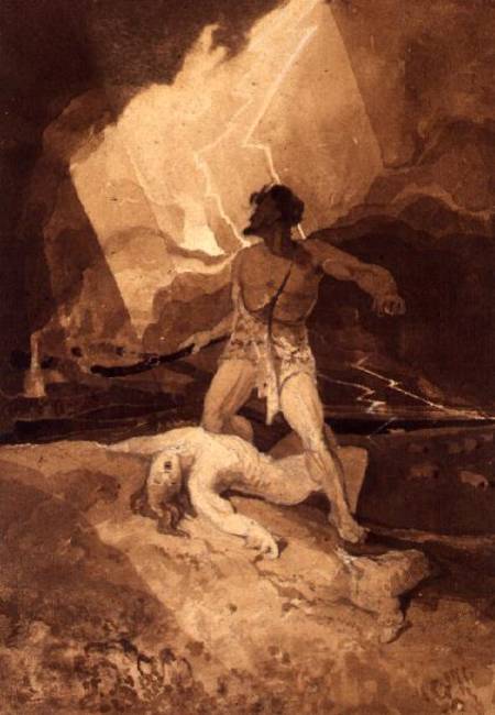 Cain and Abel de John Sell Cotman
