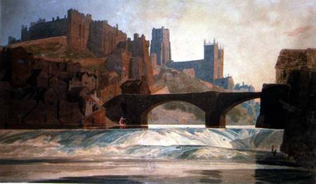 Durham Castle and Cathedral de John Sell Cotman