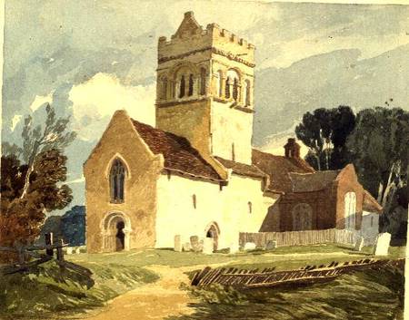 Gillingham Church, Norfolk de John Sell Cotman