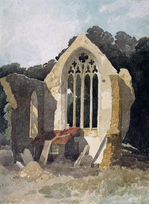 The Refectory at Walsingham Priory (w/c on paper) de John Sell Cotman