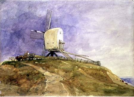 Windmill on a Hill de John Sell Cotman