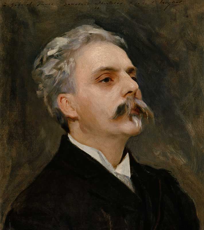 Portrait of Gabriel Faure (1845-1924) de John Singer Sargent