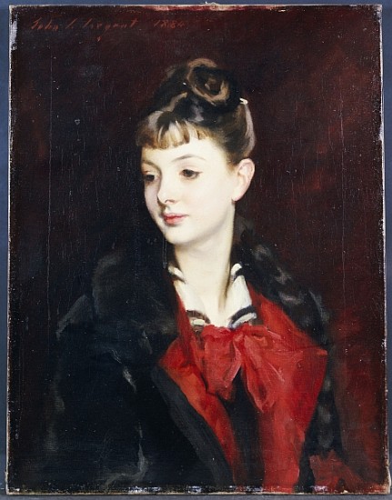 Portrait of Mademoiselle Suzanne Poirson de John Singer Sargent