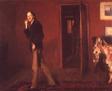 Robert Louis Stevenson and his wife de John Singer Sargent