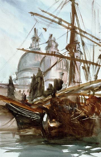 Santa Maria della Salute, Venice de John Singer Sargent