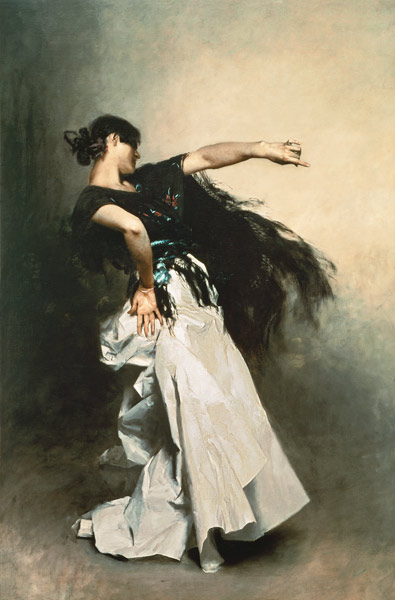 The Spanish Dancer, study for 'El Jaleo' de John Singer Sargent
