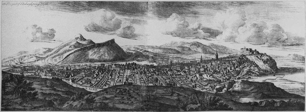 The Prospect of Edinburgh from the North, from ''Theatrum Scotiae'', edition published in 1719 de John Slezer