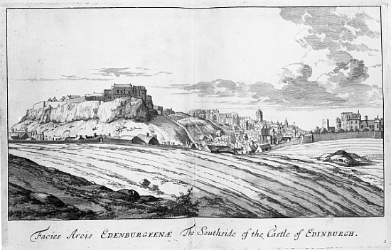 The Southside of the Castle of Edinburgh, from ''Theatrum Scotiae'' John Slezer de John Slezer