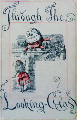 Alice and Humpty Dumpty, cover illustration for 'Alice Through the Looking-Glass' by Lewis Carroll ( de John Tenniel