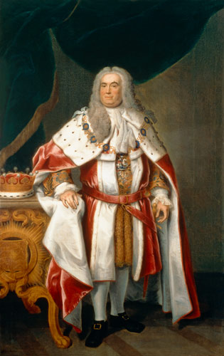 Portrait of Sir Robert Walpole (1676-1745) Earl of Orford de John Theodore Heins