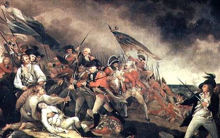 The Death of General Warren at the Battle of Bunker Hill in 1775 de John Trumbull