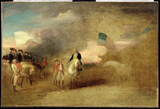 Surrender of Cornwallis at Yorktown de John Trumbull