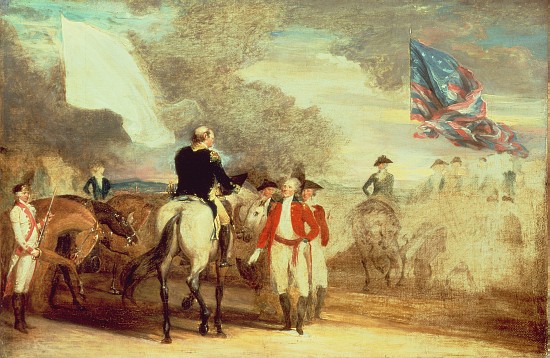The Surrender of Cornwallis at Yorktown de John Trumbull