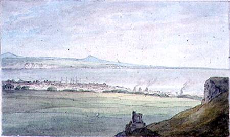 Leith, with Kirkaldy on the coast of Fifeshire de John White Abbott