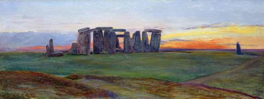 Stonehenge, 1872 (oil on canvas) de John William Inchbold