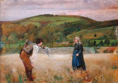 A Field of Barley de John William North