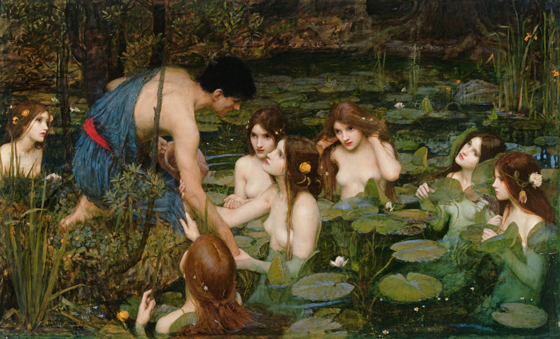 Hylas and the Nymphs de John William Waterhouse