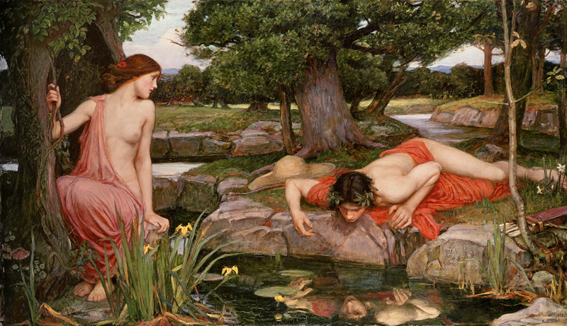 J.W.Waterhouse, Echo and Narcissus, 1903 de John William Waterhouse