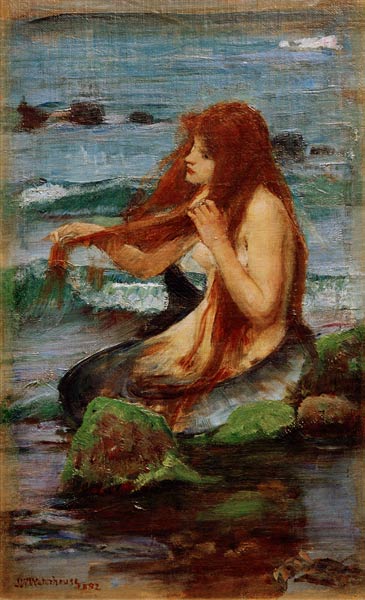 J.W.Waterhouse, A Mermaid, 1892 de John William Waterhouse