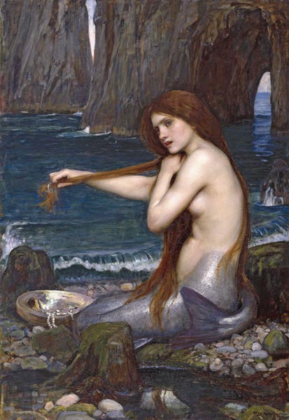 A Mermaid de John William Waterhouse