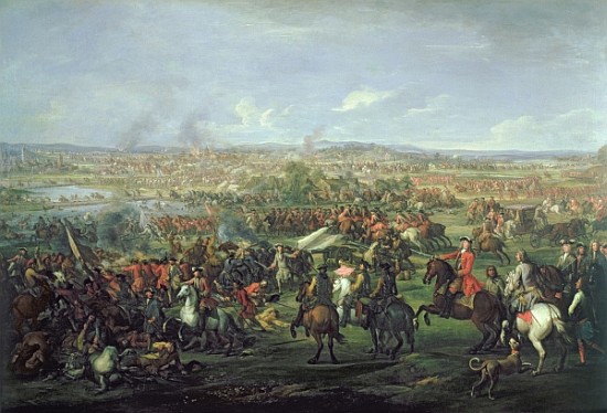 The Battle of Blenheim on the 13th August 1704, c.1743 (see 195676 for detail) de John Wootton