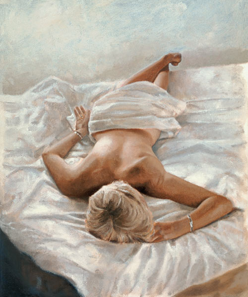 Dappled and Drowsy (oil on canvas)  de John  Worthington