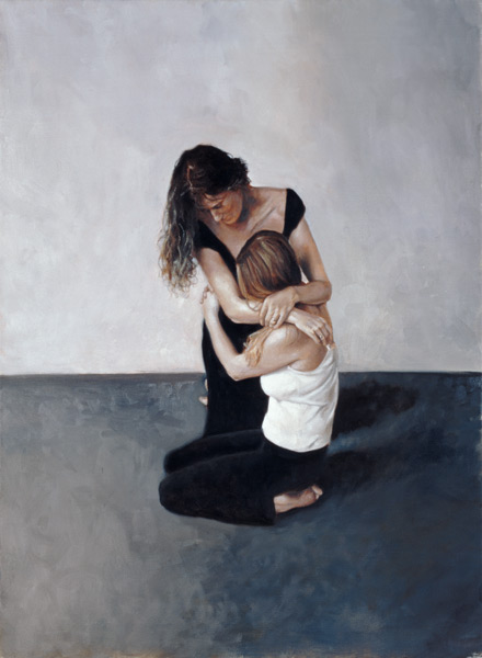 Holding (oil on canvas)  de John  Worthington