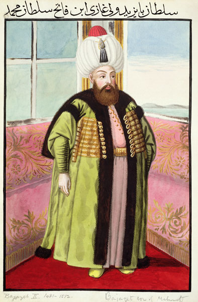 Bajazet (Bayezid) II (c.1447-1512) called 'Adli', the Just, Sultan 1481-1512, from 'A Series of Port de John Young