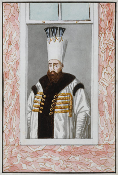 Ahmed III (1673-1736) Sultan 1703-30, from 'A Series of Portraits of the Emperors of Turkey' de John Young