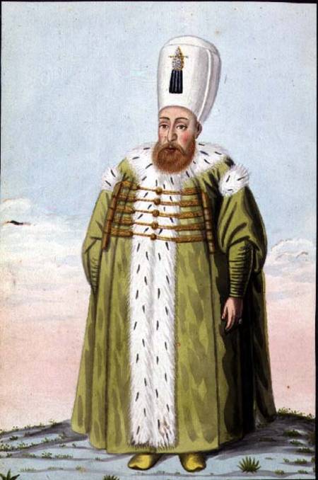 Mustapha I (1591-1639) Sultan 1617-18, 1622-23, from 'A Series of Portraits of the Emperors of Turke de John Young