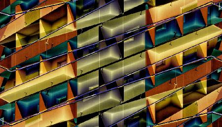 balconies in abstract