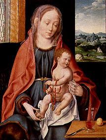 Maria with the child. de Joos van Cleve